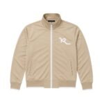 Rocawear Beige Full-Zip Jacket a neutral beige shade with a Modern zip-up silhouette