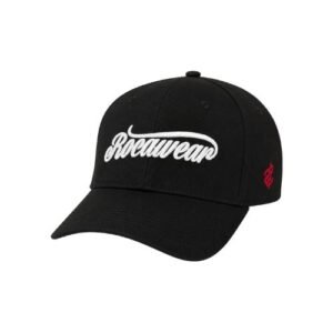 Rocawear Black Cap featuring a sleek black finish and versatile urban-inspired design