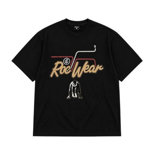 Rocawear Black T-Shirt Rocawear Black T-Shirt showcasing a deep black finish with a refined modern streetwear aesthetic