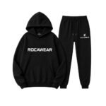 Rocawear Black Tracksuit featuring a sleek dark finish and coordinated athletic-inspired design