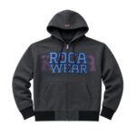 Rocawear Charcoal Gray Hoodie front view – stylish streetwear hoodie