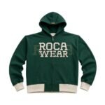 Rocawear Forest Green Hoodie showcasing a deep green tone and contemporary casual style