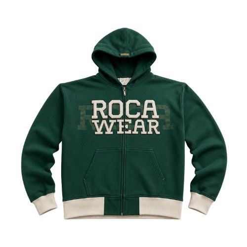 Rocawear Forest Green Hoodie Rocawear Forest Green Hoodie showcasing a deep green tone and contemporary casual style