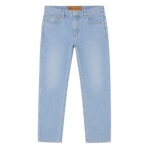 Rocawear Light Sky Jeans front view featuring a soft light blue denim finish and casual style