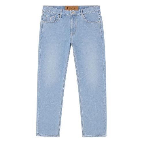 Rocawear Light Sky Jeans Rocawear Light Sky Jeans front view featuring a soft light blue denim finish and casual style