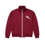 Rocawear Maroon Full Zip Jacket featuring a deep maroon finish and functional zip-front closure