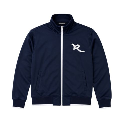 Rocawear Navy Blue Jacket Rocawear Navy Blue Full Zip Jacket showing a sleek navy color and full-zip front