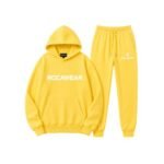 Rocawear Yellow Tracksuit featuring a vibrant yellow color and coordinated modern streetwear design