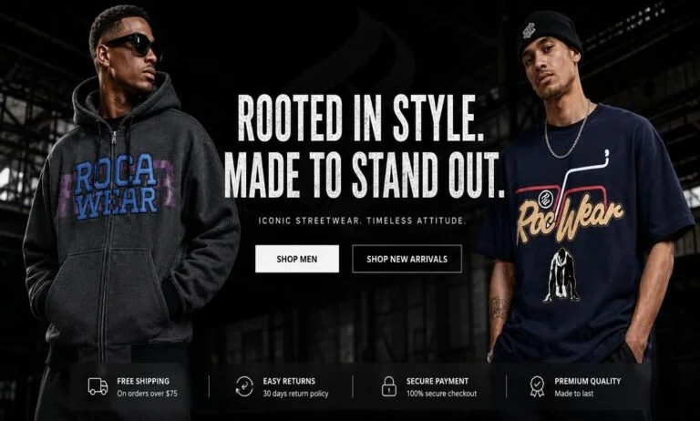 Rocawear site mobile hero banner